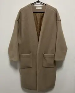 【美品】セシルマクビー ノーカラーコート