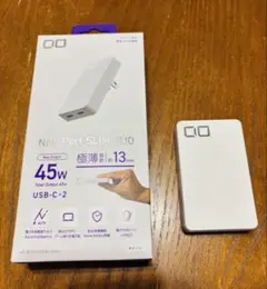 【ほぼ未使用】CIO NovaPort SLIM DUO 45W 極薄13mm