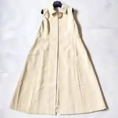 極美品 レキップ ワンピース ロング丈 前ファスナー ロングジレ 2024 M