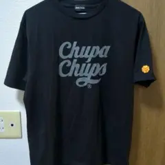 Chupa Chups ロゴ Tシャツ ブラック