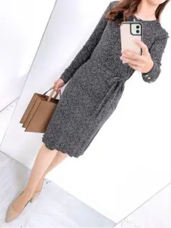 【極美品✨】トリーバーチ❤️サイズXS(M)ベルト付き ワンピース✨パープル