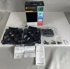 Y22 サーマルテイク　Riimg14 ファン2個 Thermaltake