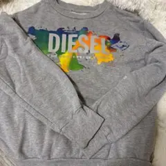 DIESEL kidsカラフルスプラッシュトレーナー