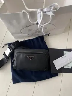 PRADAサフィアーノレザーウエストバッグ