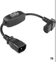 スイッチPDU UPS電源コード10A 250V AC C14オス-C13メス