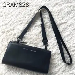 美品✨grams28 109 エッセンシャル・ケース　最高級レザー　黒　完売色