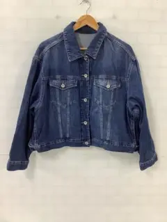 値下◎6.2◎A85C◎ユニクロ◎アウター◎デニムジャケット◎3XL◎ブルー
