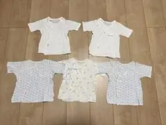 赤ちゃんの城　5枚セット 短肌着