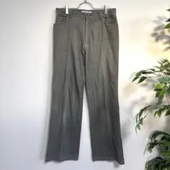 シンプルライフ レナウン　ストレッチストレートパンツ　センターライン　F 良品