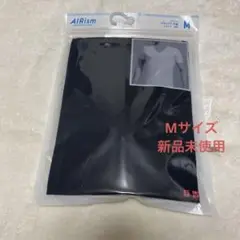 AIRism VネックTシャツ ブラック M