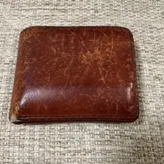 レッドウイング　ブラウンレザー折り財布　中古品 中古・古着通販】RED WING (レッドウィング) 2つ折り財布