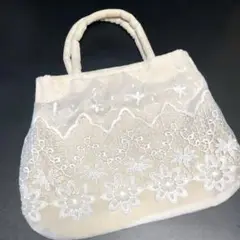 レース ハンドバッグ　未使用