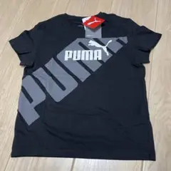 新品未使用　PUMA 140サイズ　黒 Tシャツ　男の子　プーマ