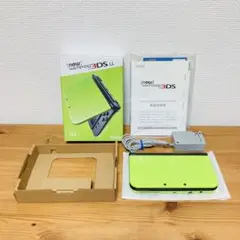 【新品同様】New Nintendo 3DS LL ライムグリーン 本体 任天堂