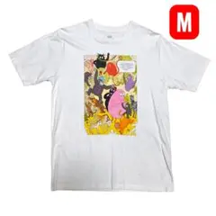 バーバパパ × アニマル イラスト プリントTシャツ Mサイズ 白 ホワイト