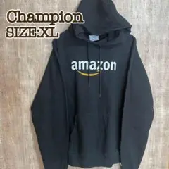 Champion チャンピオン プルオーバーパーカー アマゾンロゴ 黒 XL