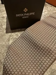 <希少・未使用新品>パテックフイリップ・イタリア製ネクタイ（シルク100%） パテックフィリップ シルクネクタイ 新品 非売品 小物