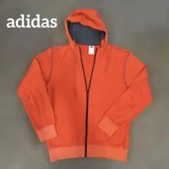 adidas クリマライトジップパーカーオレンジMサイズ