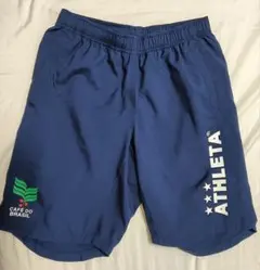 ATHLETA ハーフパンツ M ネイビー　ポケット付き