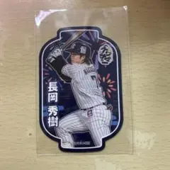 ヤクルトスワローズ 非売品 スワサマステッカー #7長岡秀樹 選手