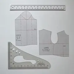 【送料無料】文化学園大学　文化服装学院　1/4スケール　パターン　文化女子大学