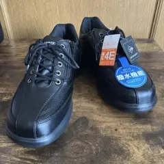 【新品未使用】ダンロップ　幅広　軽量　撥水　26cm ジッパー付　ブラック