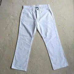 BANANA REPUBLIC ストレートフィットパンツ 31 ホワイト