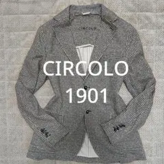 【美品】CIRCOLO1901 千鳥柄 ハウンドトゥース 近年モデル 44