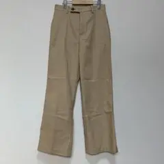 美品✨ナノユニバース　ワイドパンツ　チノパンツ　ベージュ　オフィスカジュアル