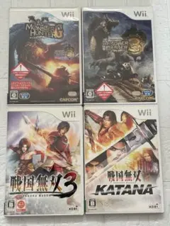 ⭐️24時間以内発送⭐️ Wiiソフトまとめ売り　4本セット　モンハン