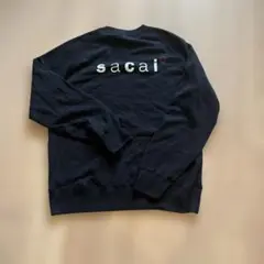 未使用sacai × WTAPS 25SS スウェット 黒 サイズ4