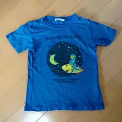 宇宙テーマ Tシャツ 青 130cm