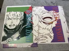 ワンピース　アートカードコレクション　ニカ　ルフィ　ゾロ