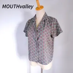MOUTHvalley 花柄 半袖シャツ　総柄　フラワープリント
