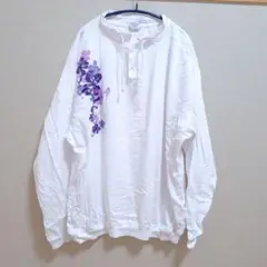 Cool Tins 花柄プリント長袖 トップス XXL