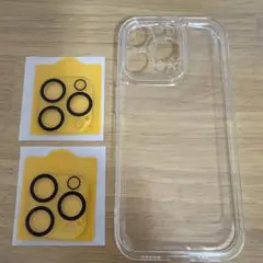 iPhone16Proケース＆カメラレンズ用リングセット