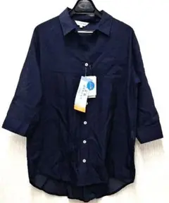 新品タグ付き　しまむら　素肌涼やかシャツ　レディース　L