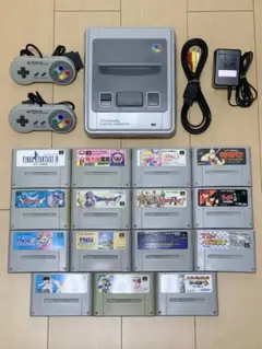 スーパーファミコン本体 ソフト付 中古品セット　合計20点