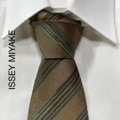 TG2659 ISSEY MIYAKE ストライプ シルク ネクタイ 日本製