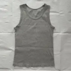 無印良品　XL ストレッチリブ編みタンクトップ