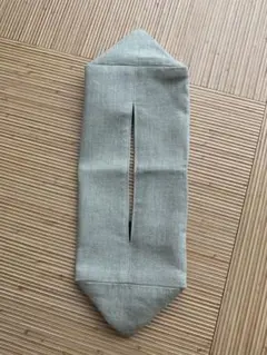 ティッシュボックスカバー　F/style (エフスタイル) 亀田縞　若草