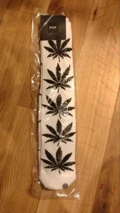 HUF マリファナリーフ柄ソックス FREEサイズ
