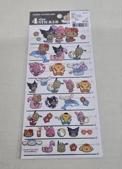 サンリオ　4サイズステッカー　 クロミ　マイメロ　キティ