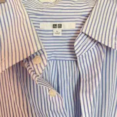 ユニクロ ストライプシャツ