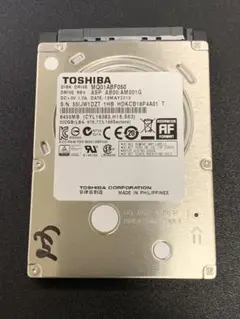 TOSHIBA 内蔵型2.5インチ HDD 500GB