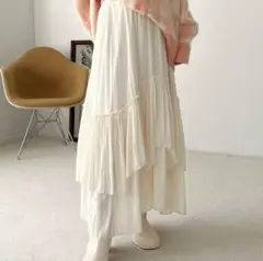 Heather ボリュームフリルスカート