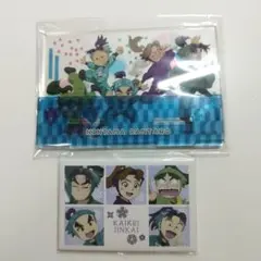 忍たま乱太郎 BOX特典 会計委員会 アクスタ　スクエアバッジ　セット