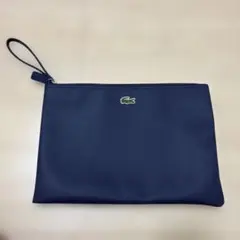 LACOSTE ネイビー クラッチバッグ