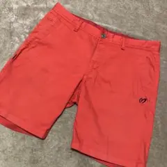 ° マスターバニー ハーフパンツ メンズ サイズ6（LL相当）赤 ゴルフウェア