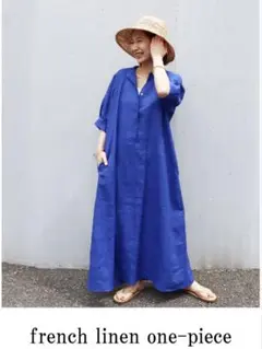 ジャーナルスタンダードレサージュ　フレンチリネンスッキッパーワンピース
